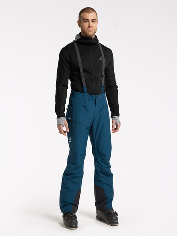 Haglöfs Slim fit Outdoor Pants 'Lumi Form' in Blue