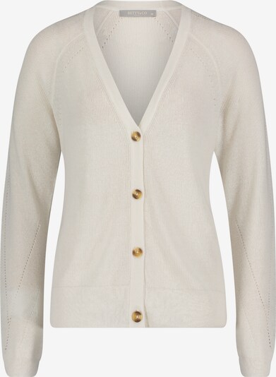 Betty & Co Sommer-Strickjacke mit Knöpfen in weiß, Produktansicht