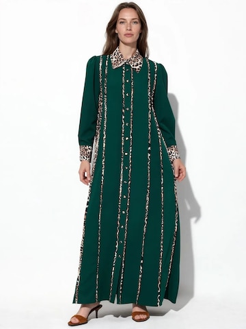 MSN Collection Kleid in Grün: Vorderseite