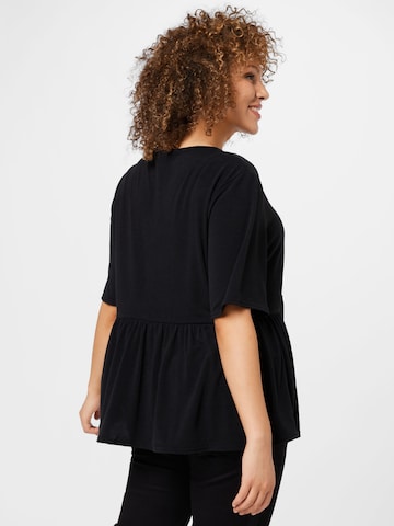 Nasty Gal Plus T-Shirt in Schwarz