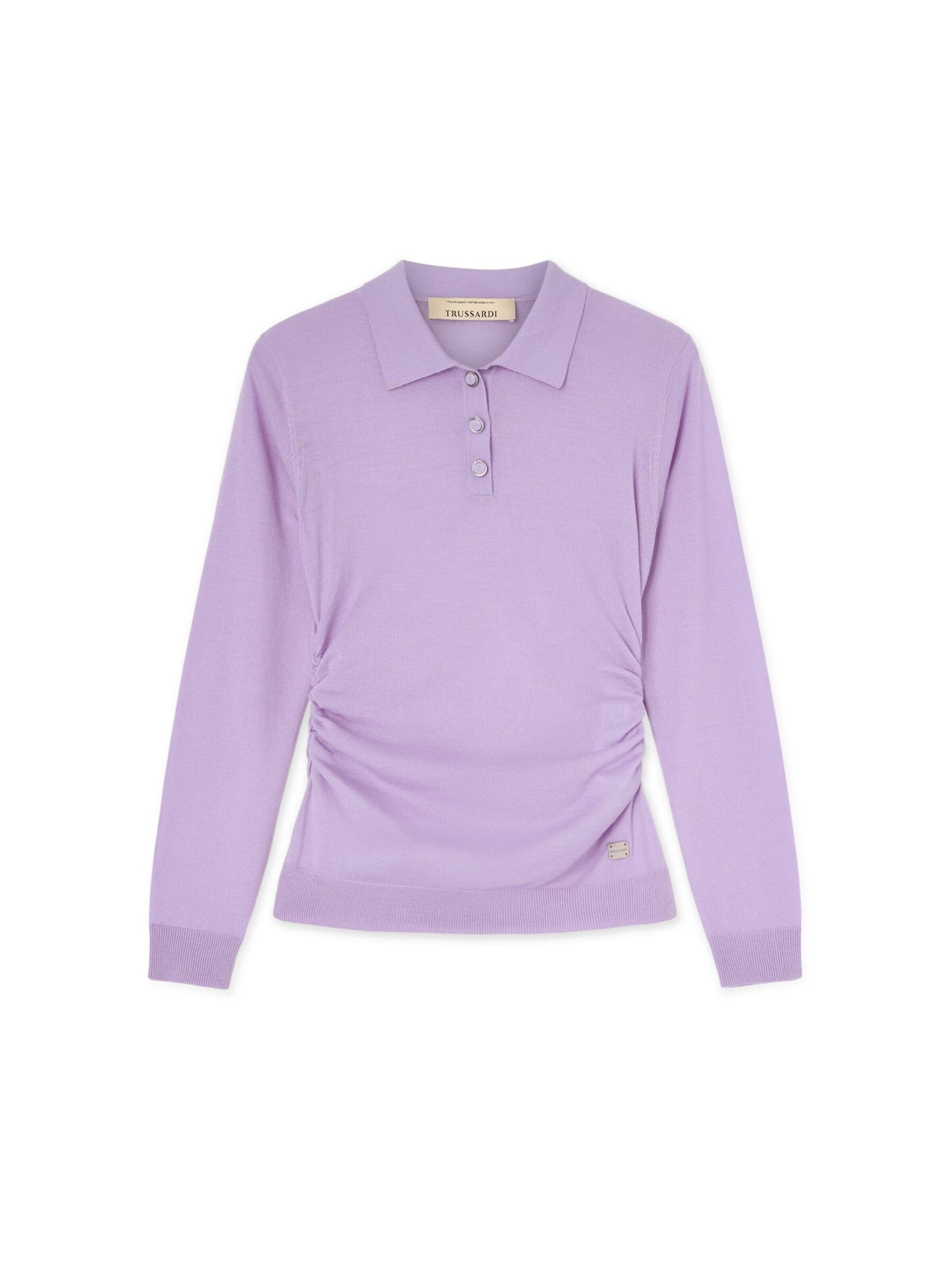 Trussardi Shirt in Purple: front