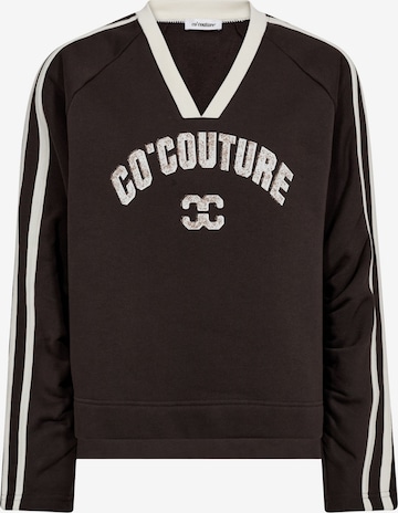 Felpa 'Batu' di co'couture in marrone: frontale