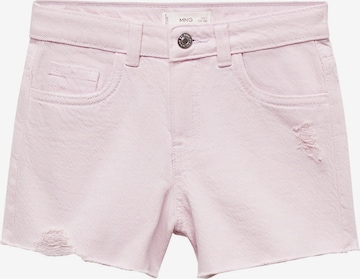 MANGO KIDS Regular Shorts 'ISA' in Pink: predná strana