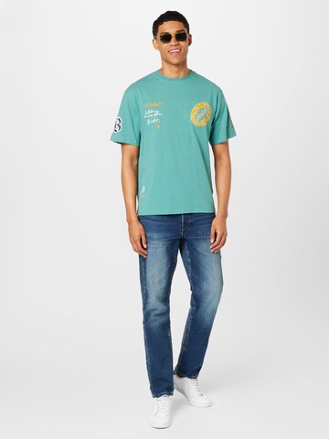 Redefined Rebel T-Shirt 'River' in Blau