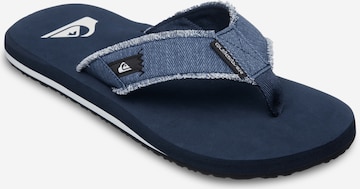 QUIKSILVER T-Bar Sandals 'Monkey Abyss' in Blue: front