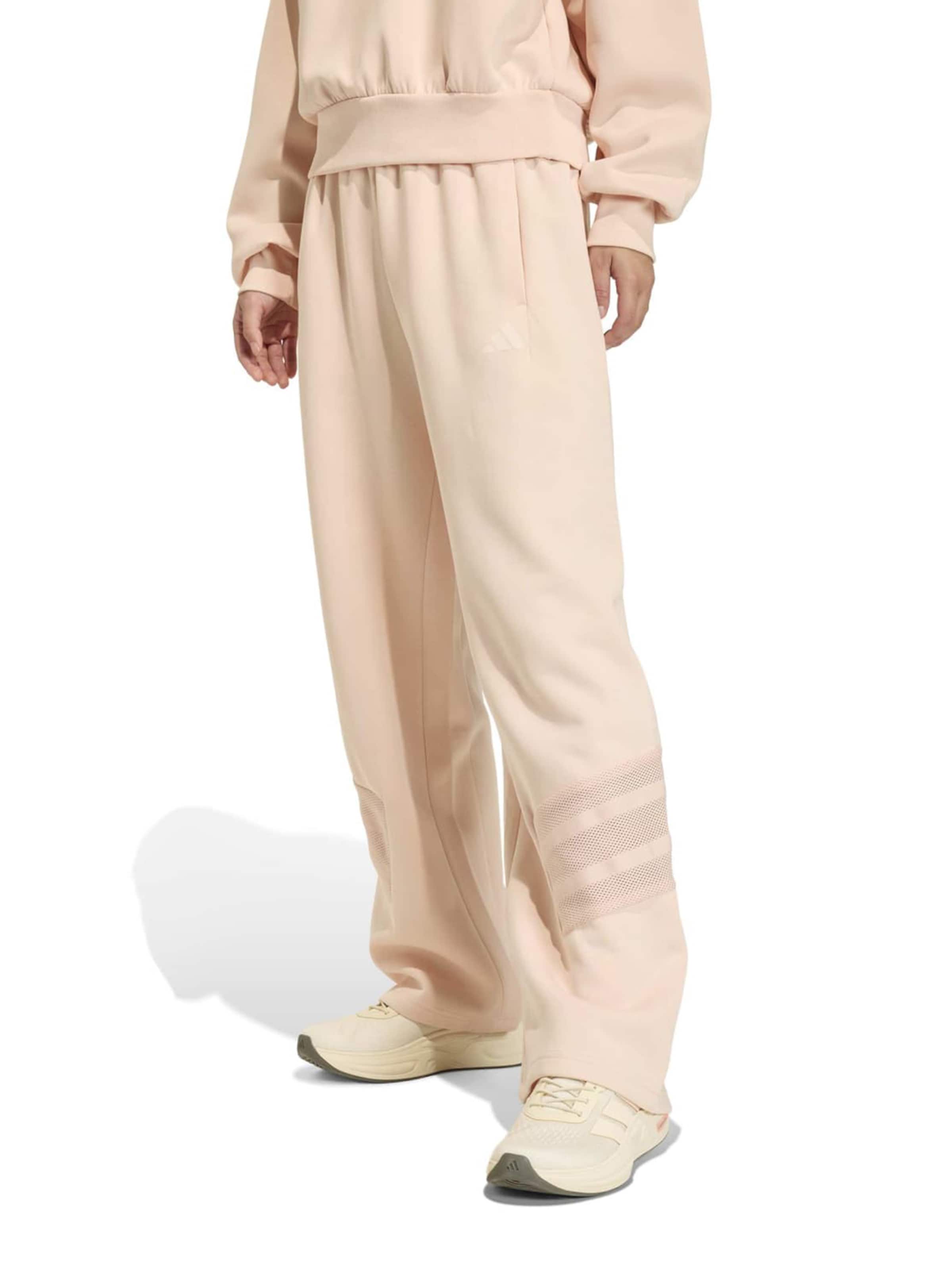 Wide leg Pantaloni sportivi di ADIDAS SPORTSWEAR in rosa: frontale