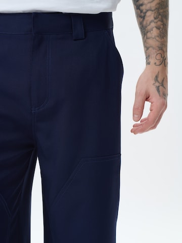KARIA by Loris Karius Wide leg Trousers in Blue
