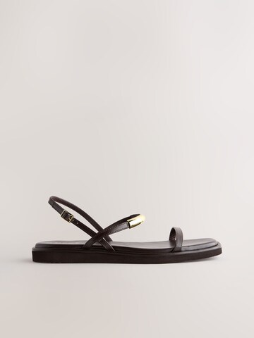 Next - Sandalias en marrón