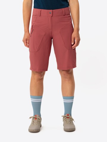 VAUDE Regular Outdoorbroek 'Altissimo' in Rood: voorkant