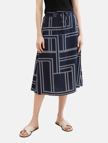 TOM TAILOR Skirt in Blue: front