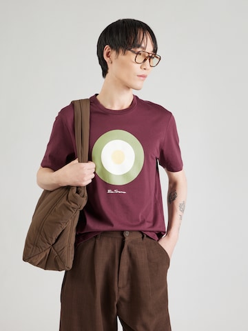Ben Sherman Футболка 'Signature Target' в Красный: спереди