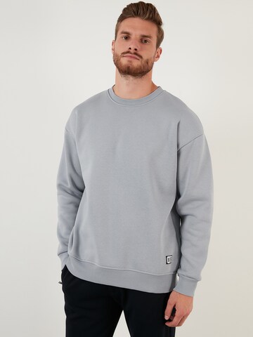 Buratti Sweatshirt in Grijs: voorkant