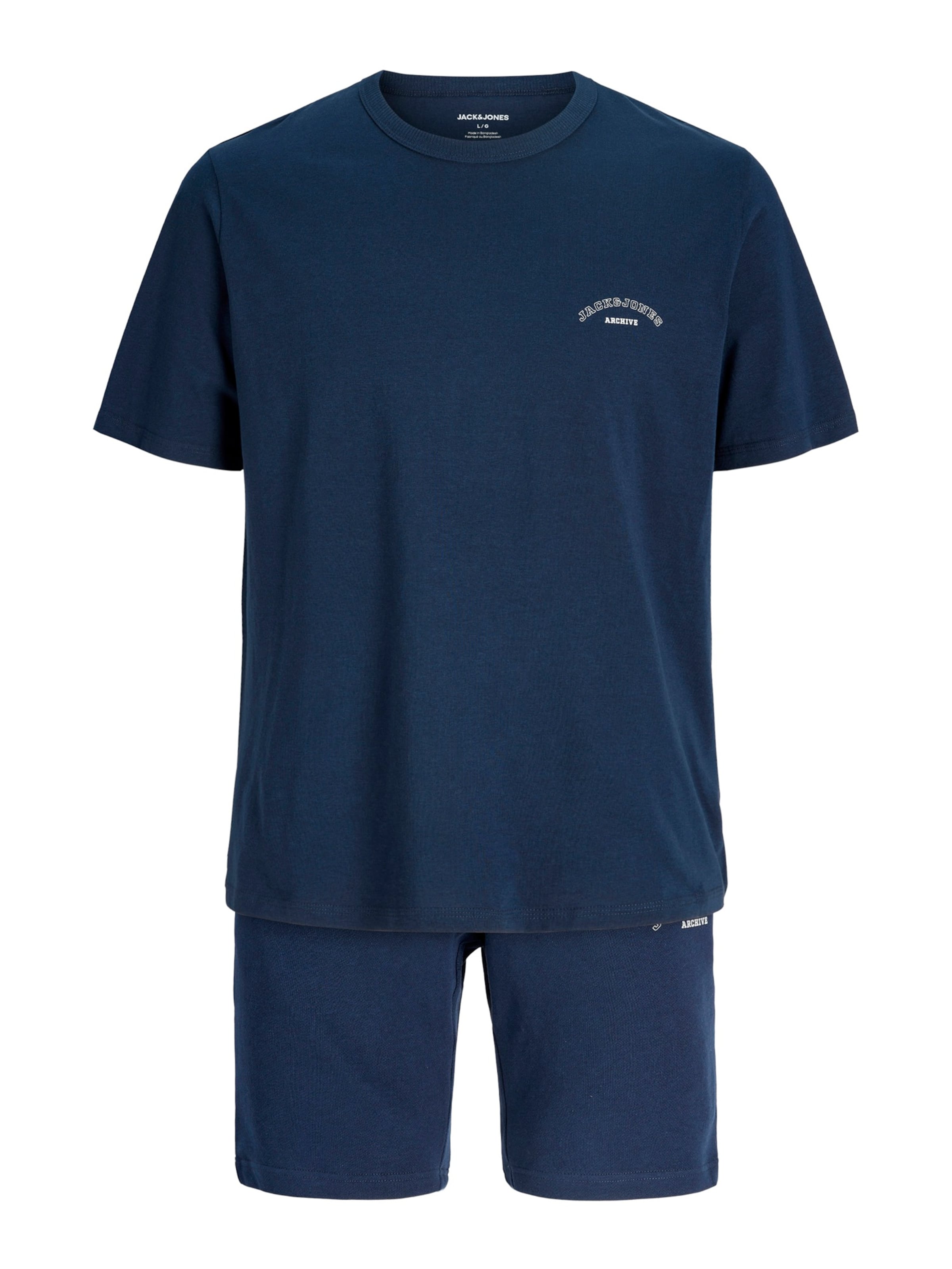 JACK & JONES Облекло за бягане 'JJCOLLEGE' в синьо: отпред