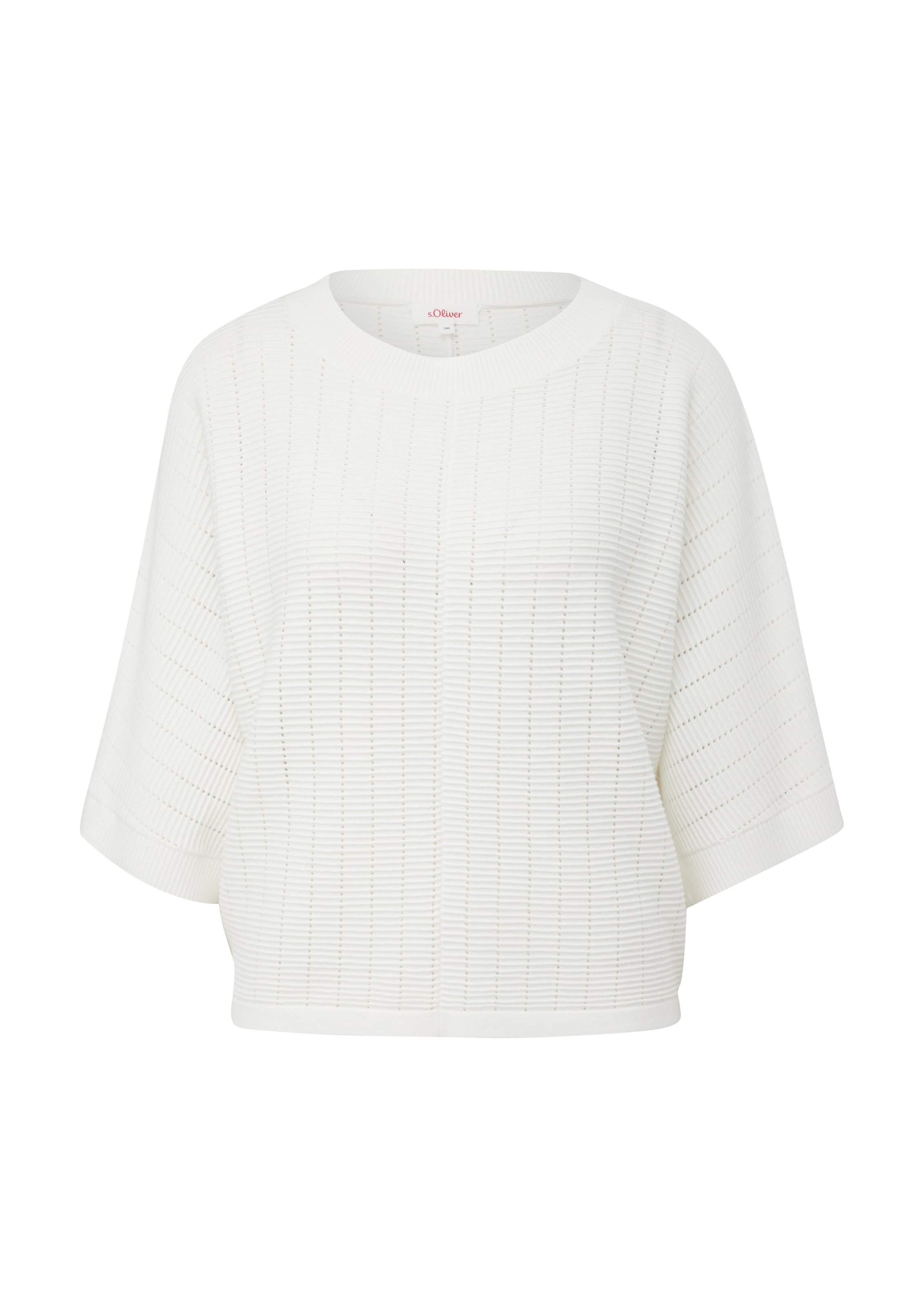s.Oliver Pullover in Beige: Vorderseite