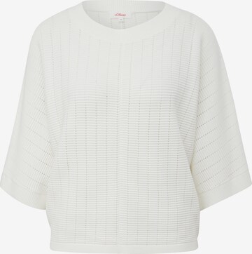 s.Oliver Sweater in Beige: front
