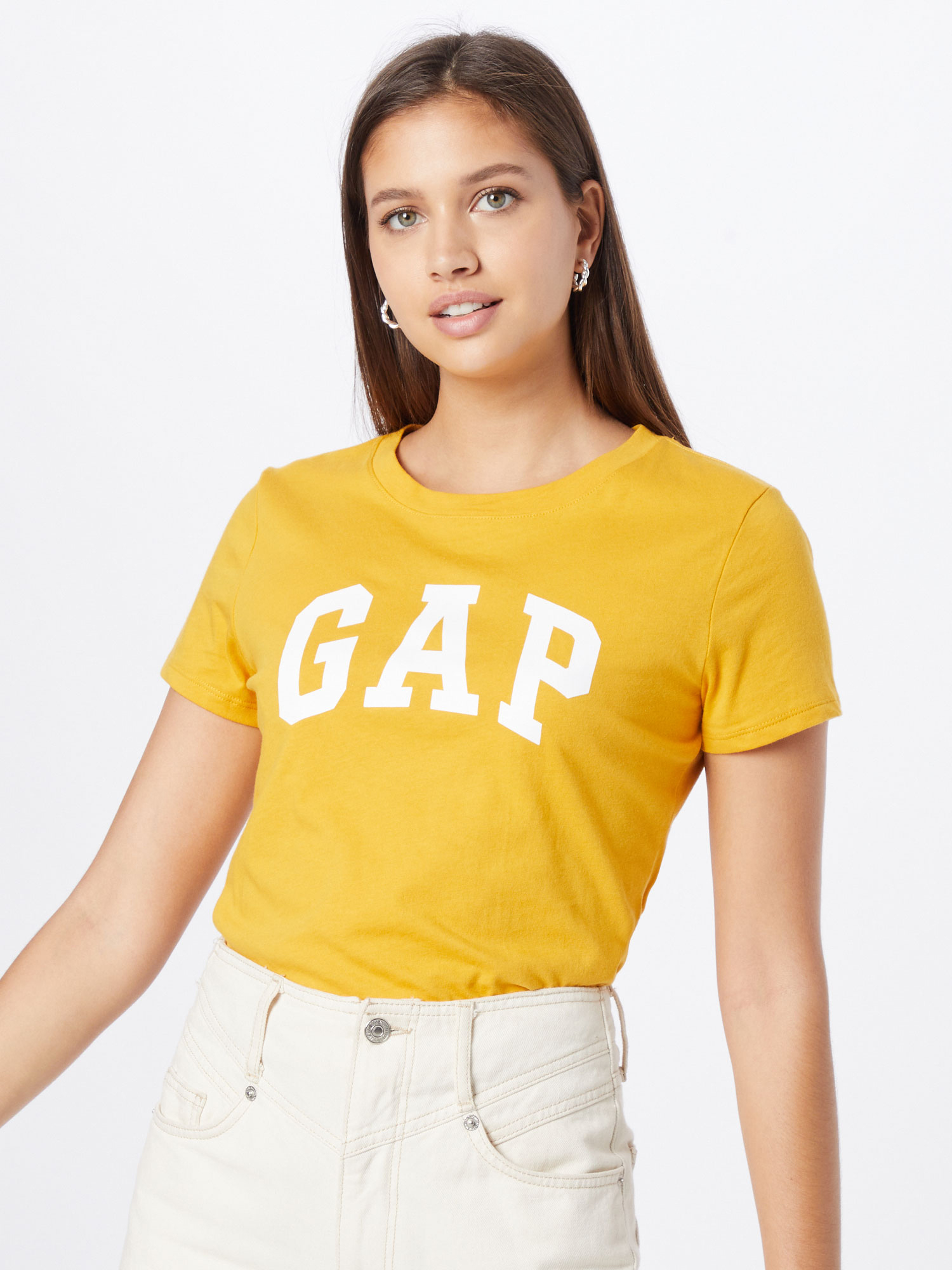AYkcN Odzież GAP Koszulka w kolorze Złoty Żółtym 