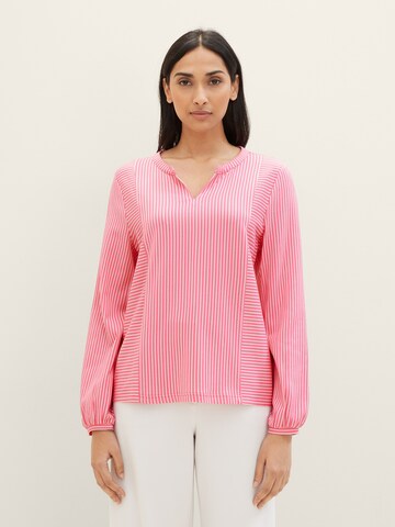 TOM TAILOR Bluse in Pink: predná strana