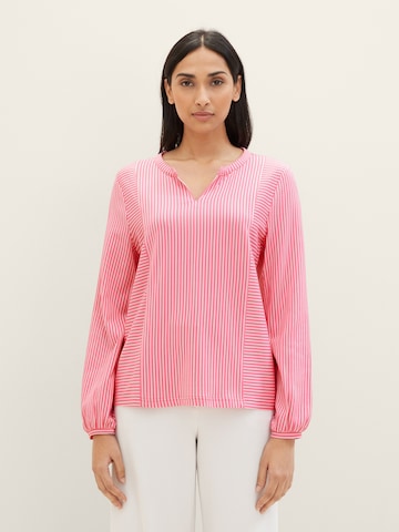 TOM TAILOR Blouse in Roze: voorkant