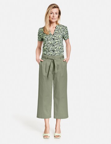 Loosefit Pantalon à pince GERRY WEBER en vert