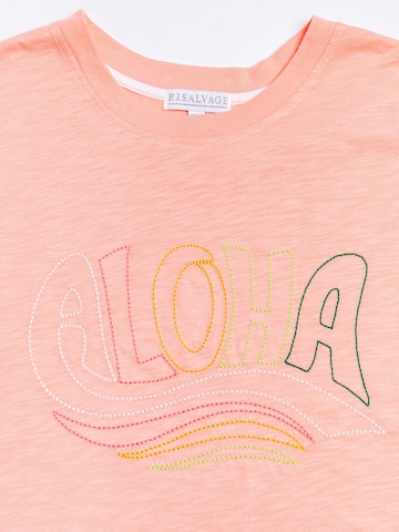 PJ Salvage T-Shirt ' Cozy' in Pink