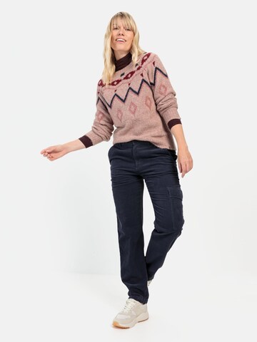 CAMEL ACTIVE Loosefit Cargo Hose aus Cord in Blau