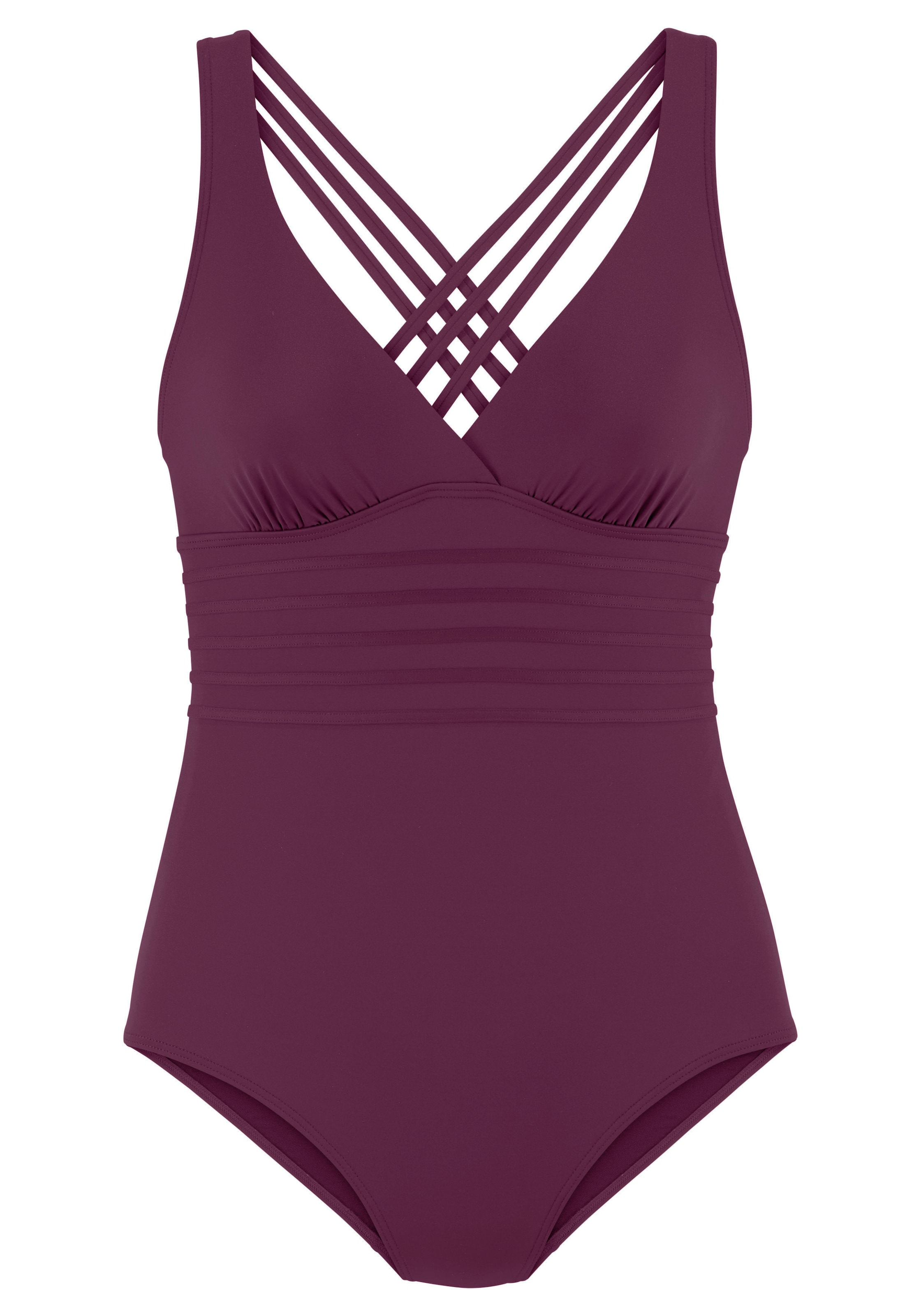 Maillot de bain LASCANA en rouge : devant