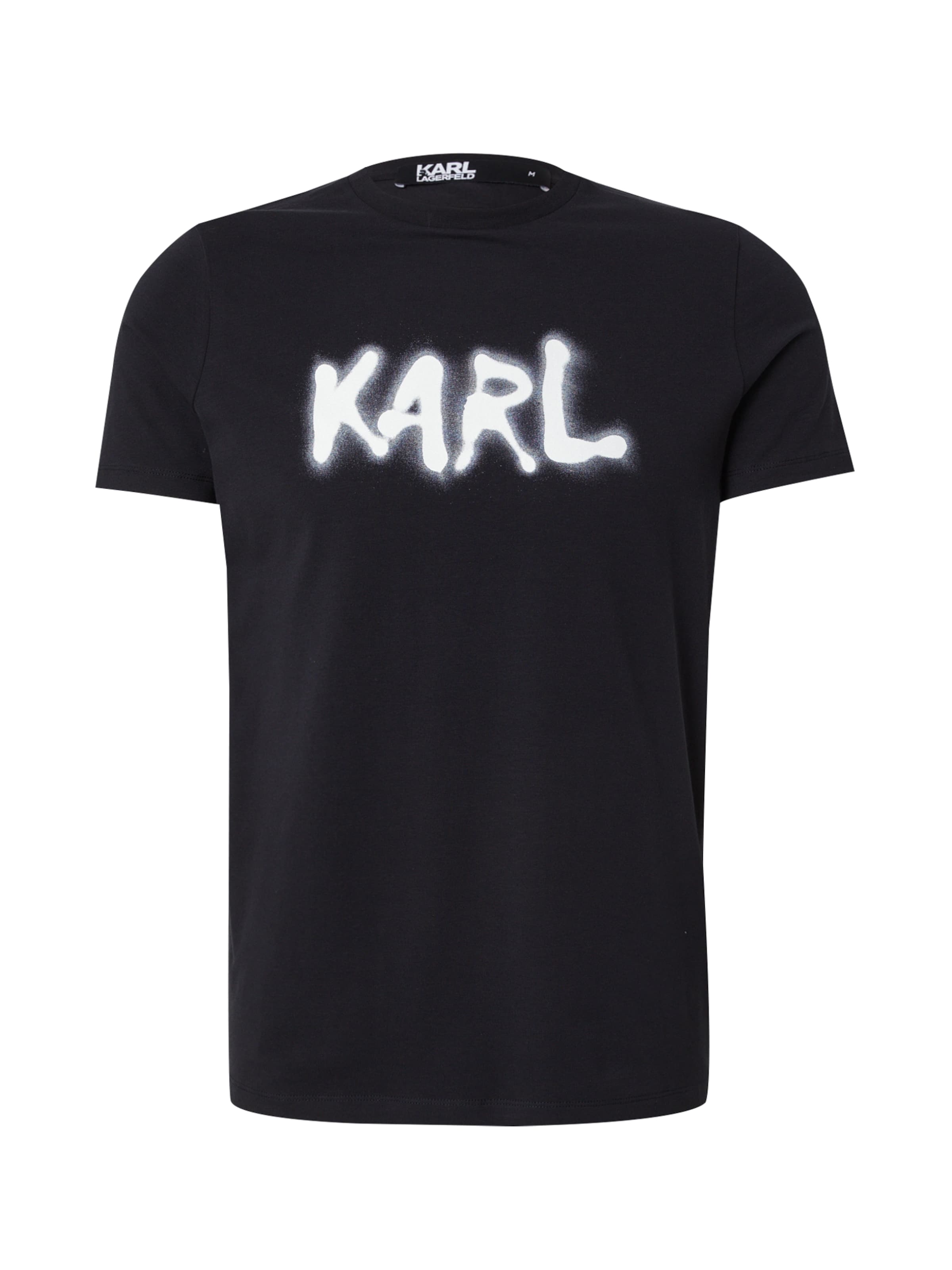 Karl Lagerfeld Тениска в синьо: отпред