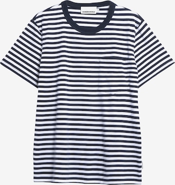 ARMEDANGELS Shirt ' MAARKOS POCKET STRIPES ' in Black: front