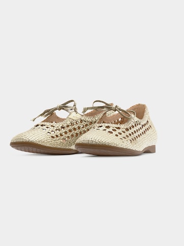 GABOR Strap ballerina in Gold