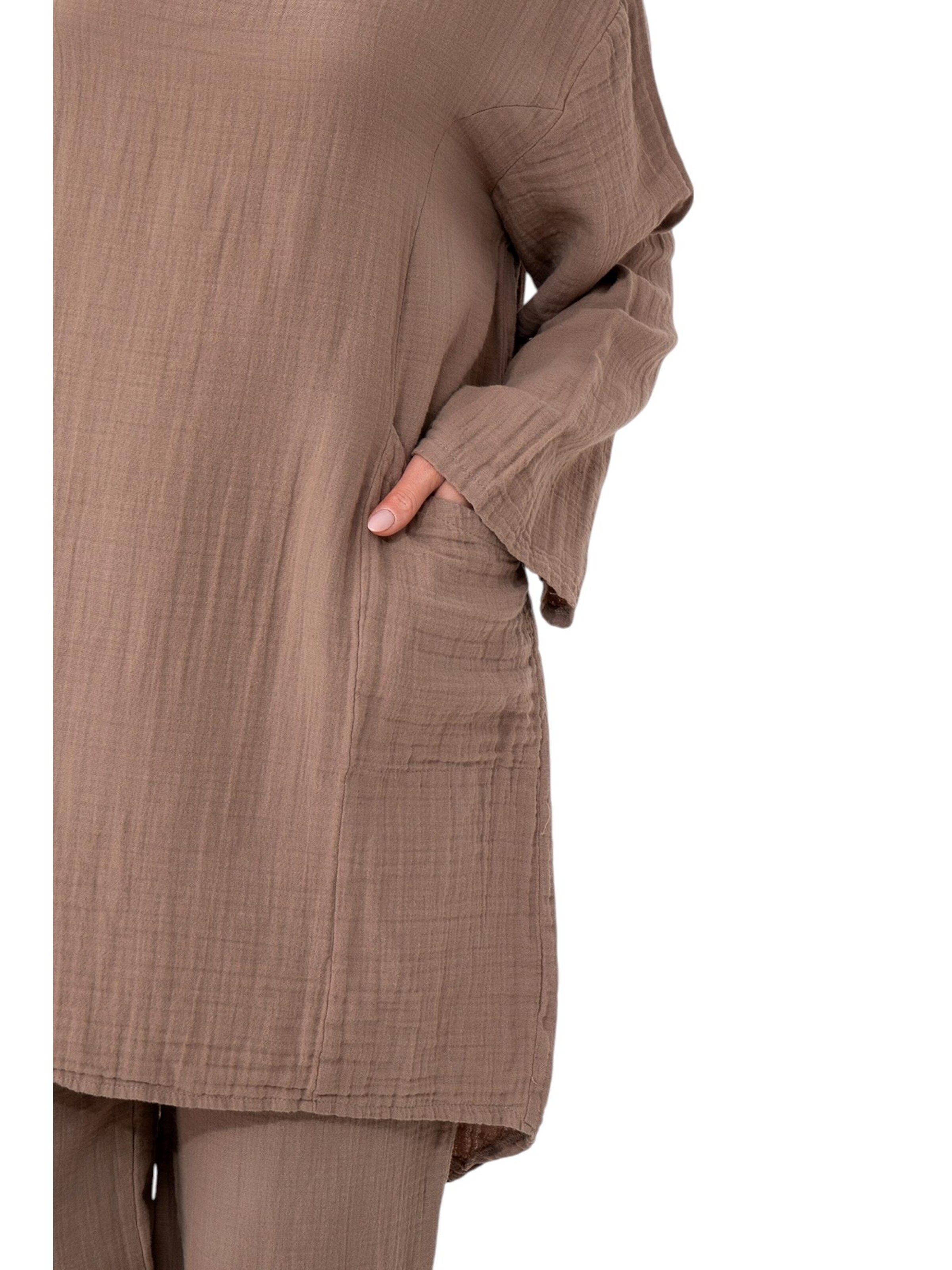 WENOR Bluse 'NISA'‌‌‌‌‌‌ in Beige