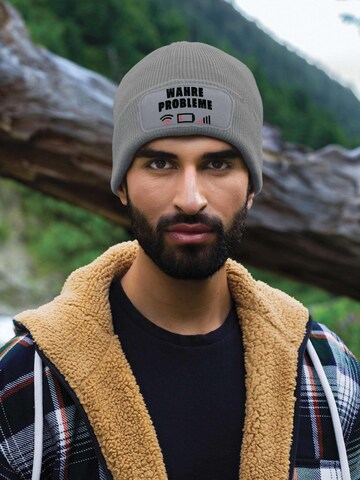 Youth Designz Beanie 'Wahre Probleme' in Grey