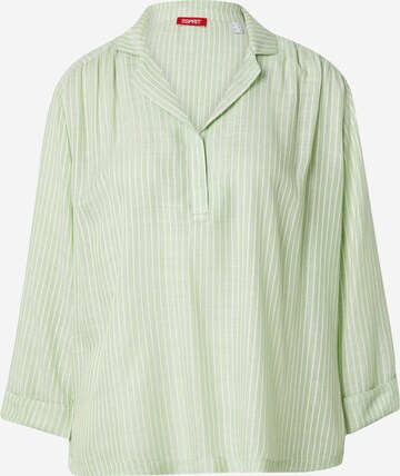 ESPRIT Blouse in Groen: voorkant