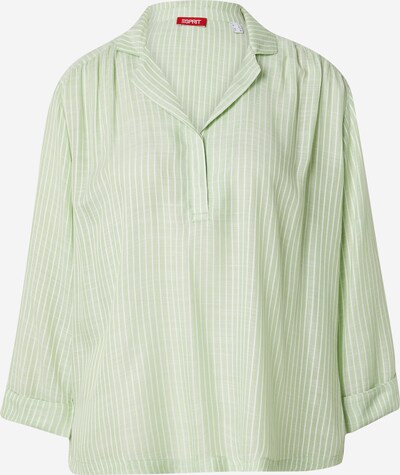 ESPRIT Blouse in Light green / White, Item view