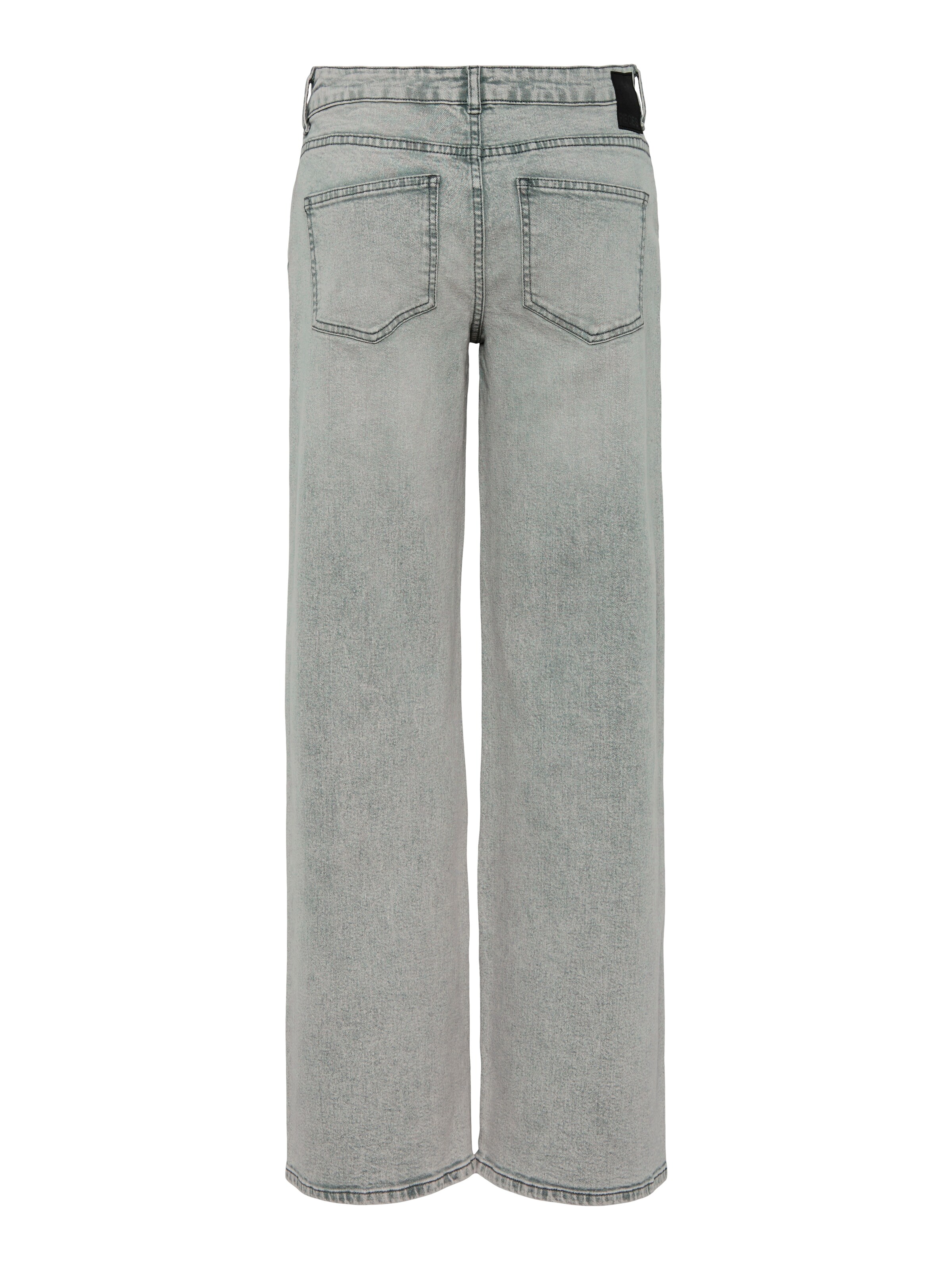 PIECES Wide Leg Farkut 'PCSelma' värissä harmaa