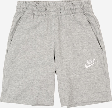 Nike Sportswear Szabványos Nadrág 'CLUB' - szürke: elől