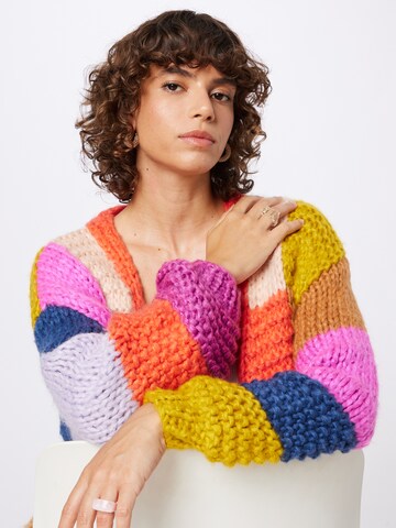 FRNCH PARIS Knit Cardigan 'Maelia' in Mixed colors