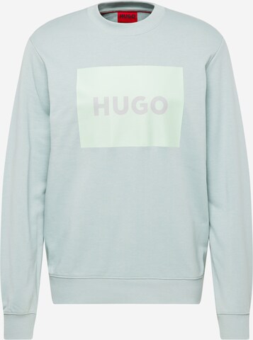 HUGO Sweatshirt 'Duragol' in Grijs: voorkant