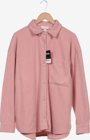 Monki Sweatshirt & Zip-Up Hoodie in L in Pink: front