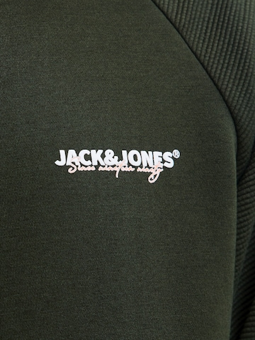 JACK & JONES Кофта на молнии 'JJTHATCHER' в Зеленый