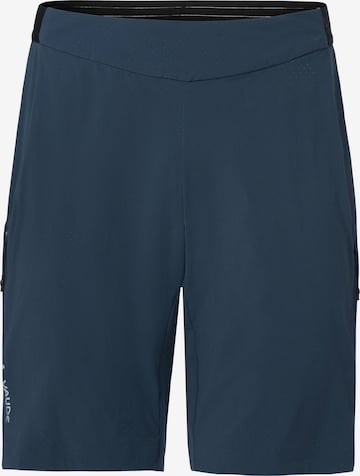 VAUDE Regular Outdoor Pants 'Kuro II' in Blue: front