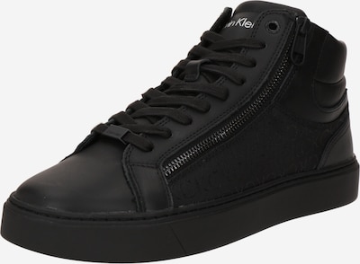 Calvin Klein Baskets hautes en noir, Vue avec produit