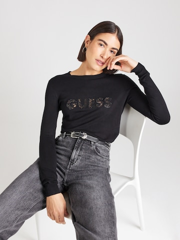 GUESS - Pullover 'MACY' em preto: frente