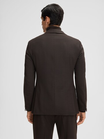 Coupe slim Veste de costume 'Arndt ' STRELLSON en marron