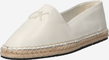 Calvin Klein Espadrilky – bílá: přední strana