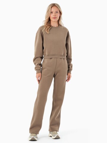 Organication Sweatshirt in Braun