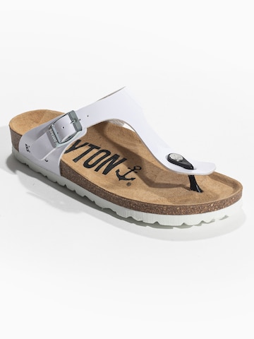 Bayton T-Bar Sandals 'MERCURE' in White