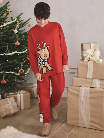 Pyjama 'Single Xmas' Next en rouge : devant