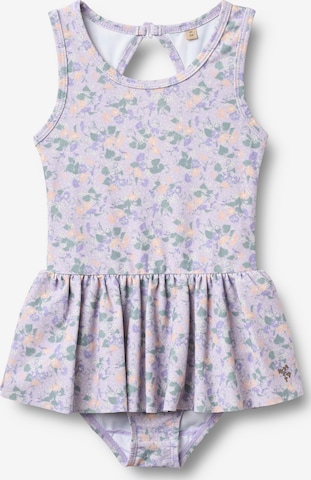 WHEAT Badpak 'Erna' in Lila: voorkant