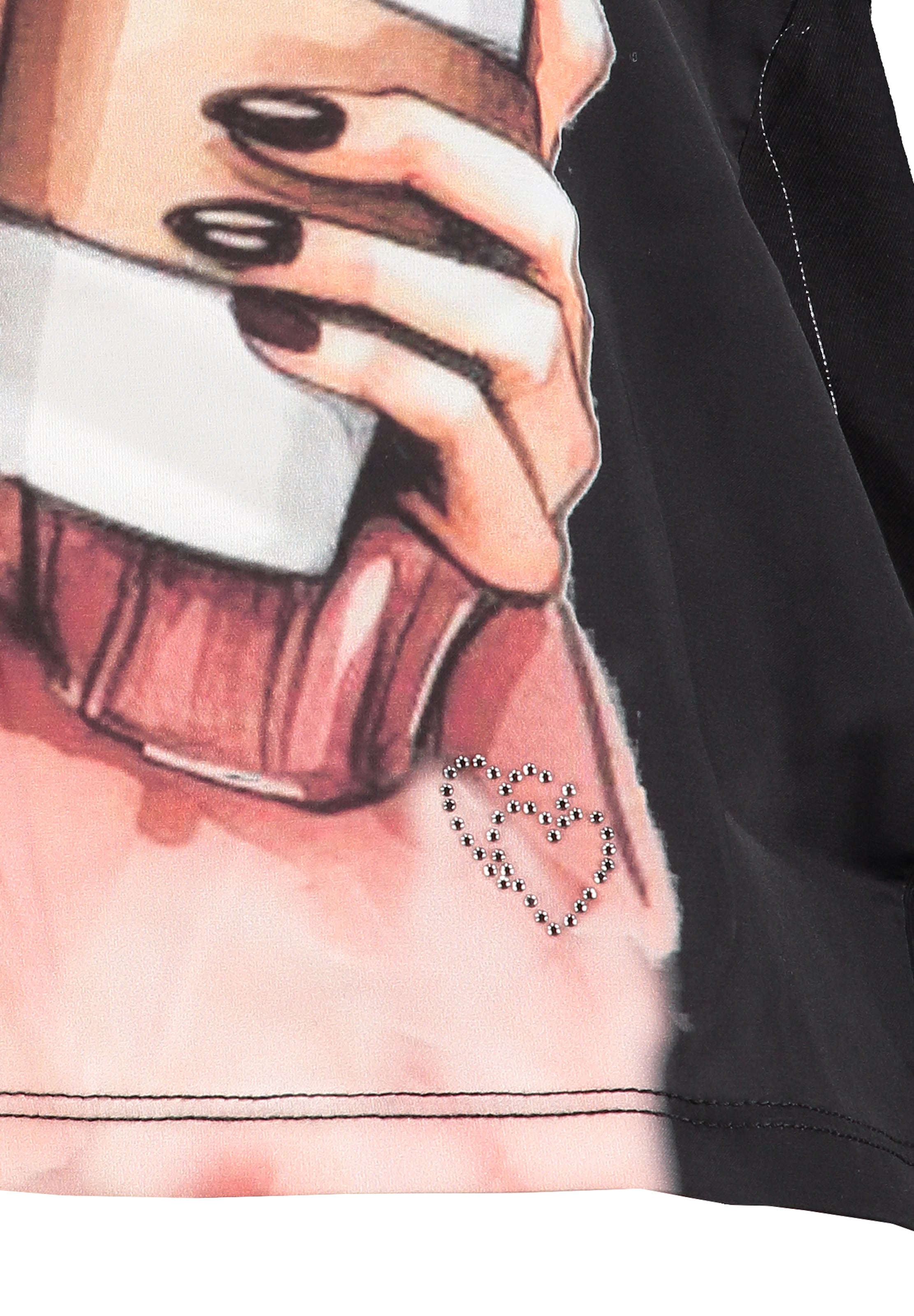 Key Largo Tričko 'GIRL' – černá