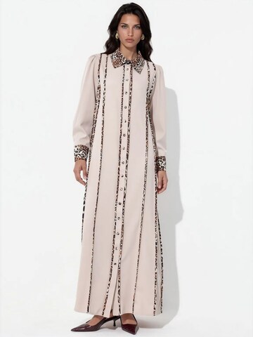 MSN Collection Kleid in Beige